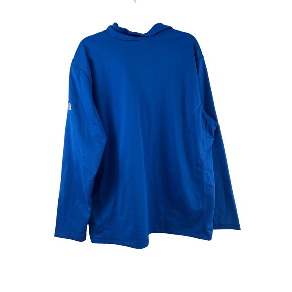 North Face XXL Blue Long Sleeve Sweater Pull Over 1/4 Zipper KMPG Federal Audit - Picture 2 of 6